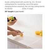NEW 24" x 18" Acrylic Cutting Board w/ Counter