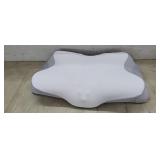 Memory Foam Cervical Neck Pillow,  White &
