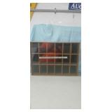 18 Section Wall Hanging Shadow Box with sliding