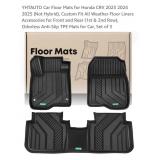 Car Floor Mats for Honda CRV 2023 - 2025, Black