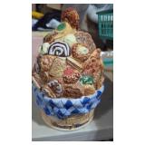 Estate "Country Woman" Cookie Jar   Looks like a