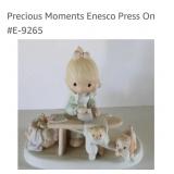 1982  Precious Moments Figurine " Press On "