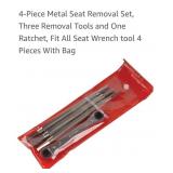 4 Piece metal seat removal set