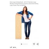 NEW 46" x 12" Bamboo Cutting Board for Kitchen,
