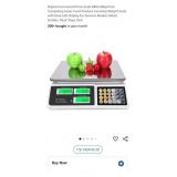 NEW Digital Commercial Price Scale 88lb/40kg, w/