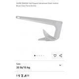 NEW Hot Dipped Galvanized Steel Anchor,  33lbs