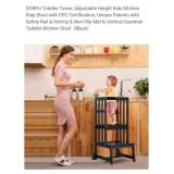 NEW Toddler Tower, Height Adjustable, Black