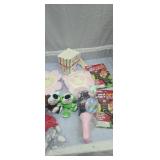 Mixed Easter Toys, Toddler Books wash cloths and