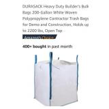 (New) Heavy Duty Builders Bag. Holds 2200 pounds.