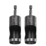 New- 3pcs Leather Hollow Punch 1/4 Hex Shank for