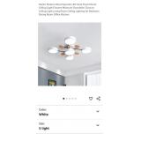 NEW Modern Wood Sputnik LED Semi Flush Mount