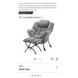 NEW Contemporary Lounge Sofa Chair w/ Armrests &