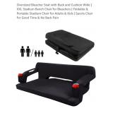 NEW Oversized Bleacher Seat w/ Cup Holders,