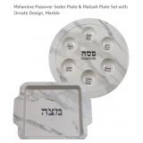 NEW Melamine Passover Seder Plate & Matzah Plate