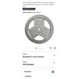 45lb Olympic Grip Weight Cast Iron Plate Weight