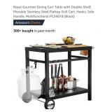 Multifunctional Dining Cart Table w/