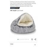 Hooded Pet Bed Cave w/ Non-Slip Bottom, 20",