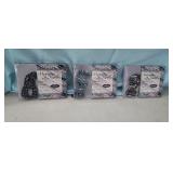 NEW Set of 3 Magnetic Jewelry- Black, Blue &