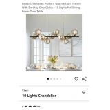 New- Linear Chandelier, Modern Sputnik Light