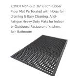 (New) 36" x 60" Non-Slip Rubber Floor Mat with