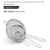 NEW Cuisinart Mesh Strainers, 3pk