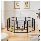 New 8 Panel Metal Exercise Pen With Door