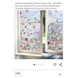 NEW 3D Pebble Decorative Rainbow Stained Glass