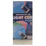 NEW Multicolor LED Light Cube w/ Remote