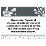 TENANTS HAVE THE RIGHT TO PAY UP UNTIL AUCTION