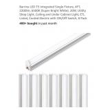 NEW 8 Pk 4FT Barrina LED T5 Integrated Single