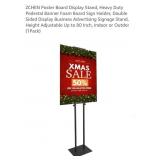 Poster Board Display Stand, Heavy Duty, Height