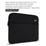 NEW 13"-14" Laptop Sleeve w/ Front Pocket, Black