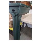 New Green Plastic Mailbox & Post.Slides over &