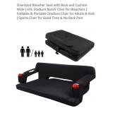 NEW Oversized Bleacher Seat w/ Cup Holders,