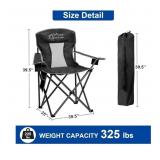 NEW Camping Chair, Black