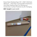 NEW Brown Rosin Masking Paper, 36" x 166 ft*has
