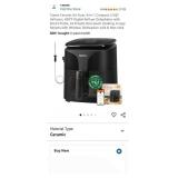 Tastee Air Fryer, 8-in-1 Compact 5.5QT AirFryers,