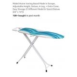 NEW Ironing Board w/ Extra Cover, Blue & White
