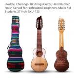 NEW 27" Ukulele, Charango 10 Strings, Tiple