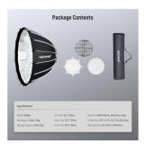 NEW NEEWER 33" Parabolic Softbox Quick Set up