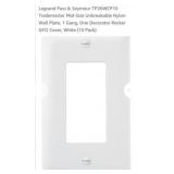 NEW 10 pk Mid-Size Unbreakable Nylon Wall Plates,
