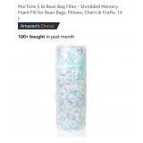NEW 5lbs Shredded Memory Foam Fill for Bean Bags,