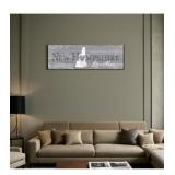 Wall Sign, New Hampshire Live free - 36" x 11",