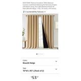 NEW 1 Pair 70" x 95" Thermal Insulated 100%