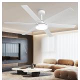 New 60 Inch Ceiling Fan with Lights and Remote,