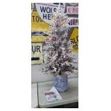 4.5 Ft Pre-Lit Artificial Arctic Fir Tree