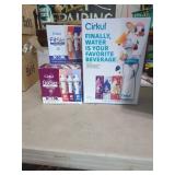 New Cirkul 22oz Plastic Water Bottle Starter Kit