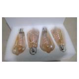 4 New LED  Vintage Edison Light Bulbs, Light