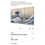 Wall Art "The Great Wave off Kanagawa(Triptych),
