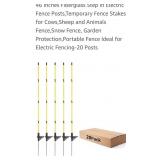 (20)  46 inch Fiberglass Stepin  fenï¿½ce posts.